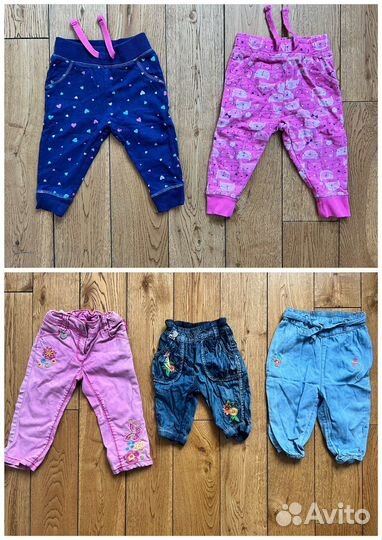 Одежда для девочки 80р 9-12м