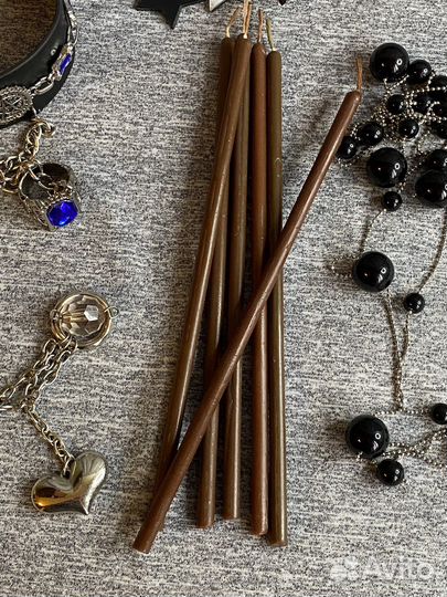 Свечи восковые тонкие 19х0,6