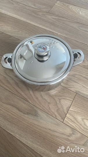 Кастрюля из нержавейки royal 6 литров