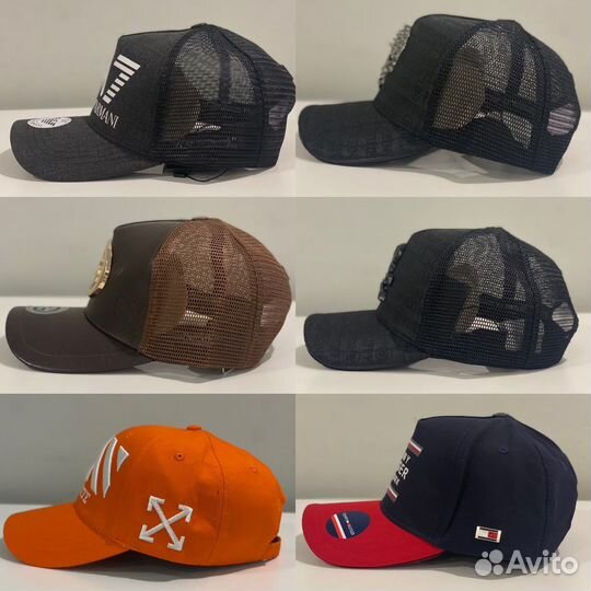Бейсболка кепка разных брендов (premium)