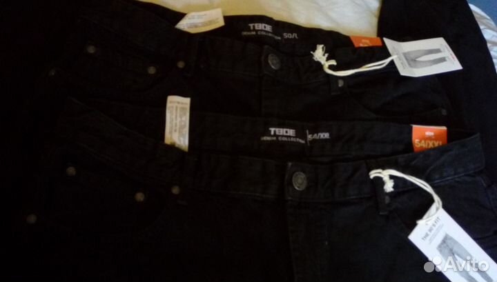 Джинсы мужские 50 и 54 р-ры новые