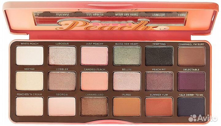 Тени для век Too Faced Sweet Peach 18 оттенков