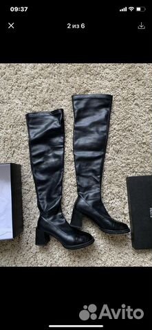 Сапоги ботфорты 37