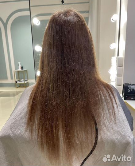 Наращивание биопротеиновых волос