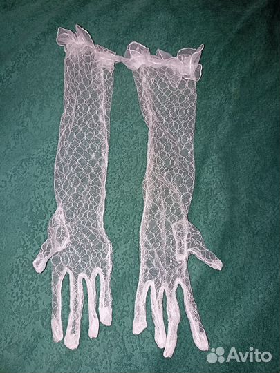 Перчатки свадебные