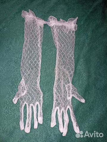 Перчатки свадебные