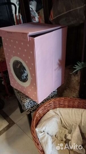 Корзина для белья складная новая