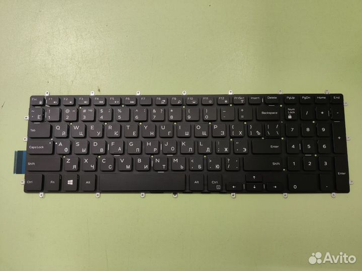 Клавиатура для ноутбука Dell 15 5565 с подсветкой