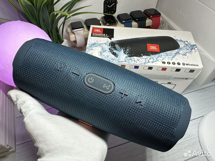 Блютуз колонка JBL Charge 4 синяя