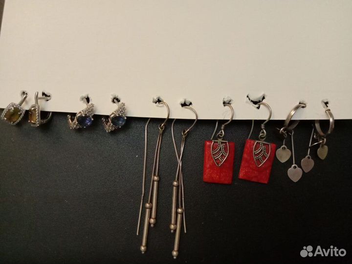 Серебряные серьги