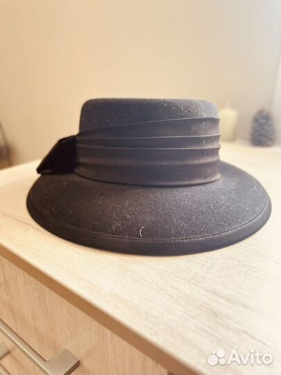 Шляпа женская черная