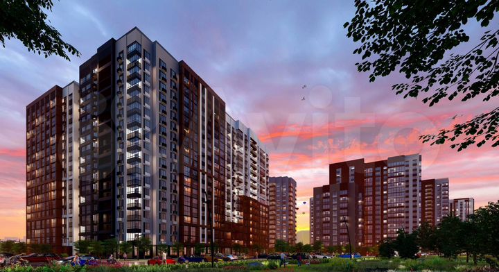 Квартира-студия, 24,7 м², 13/17 эт.