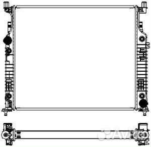 Радиатор охлаждения двигателя
