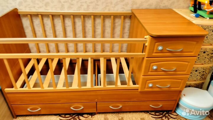 Детская кроватка трансформер