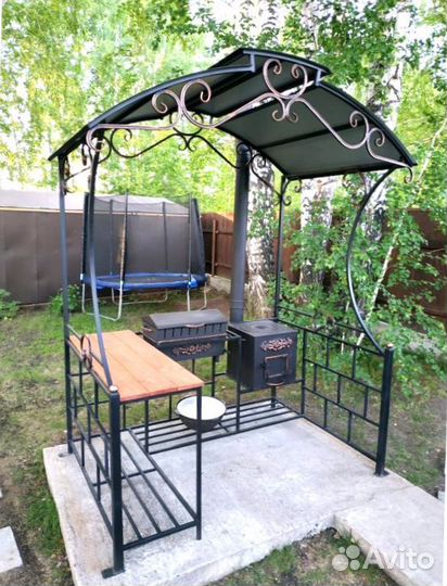 Мангал С крышей