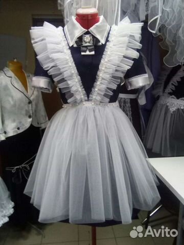 Фартук белый школьный