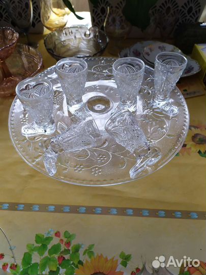 Стопочки из хрусталя СССР