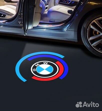 Подсветка дверей с логотипом BMW X5 E53, E70