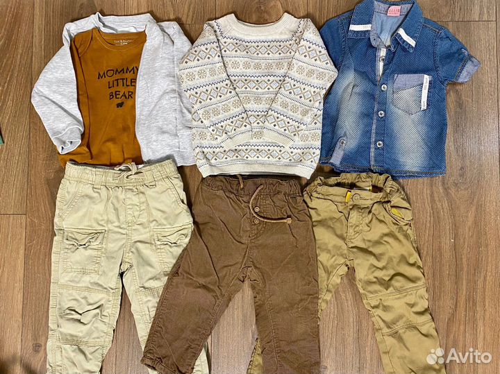 Пакет вещей на мальчика 80 86 размер