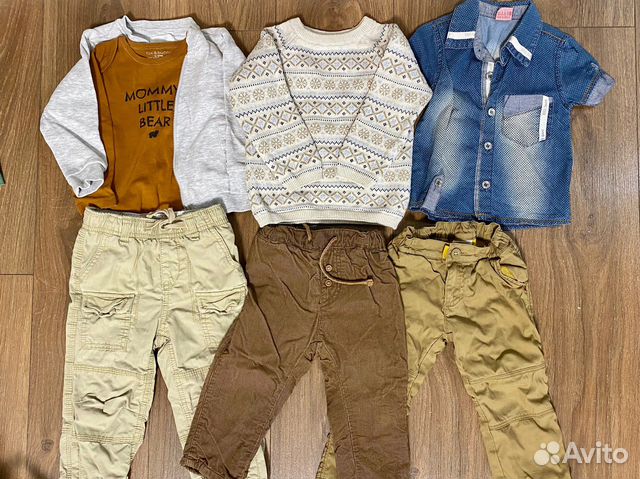 Пакет вещей на мальчика 80 86 размер
