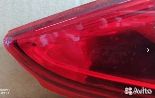 Фонарь задний левый Hyundai Solaris седан 2014