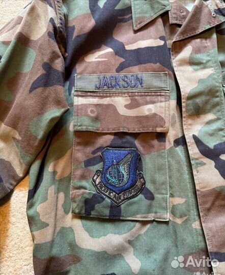 Китель ввс США U.S. airforce, камуфляж woodland