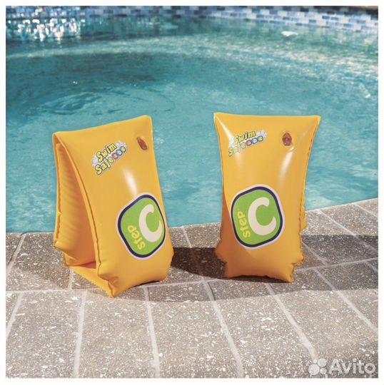 Нарукавники для плавания детские новые