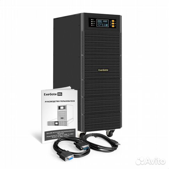 Ибп On-line ExeGate PowerExpert TL-575-6kVA.192V.LCD.AVR.T.USB.RS232.snmp