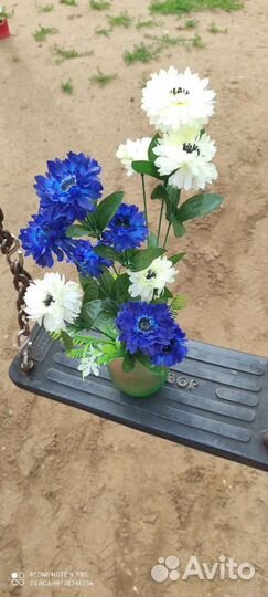 Букеты полевые цветы василёк