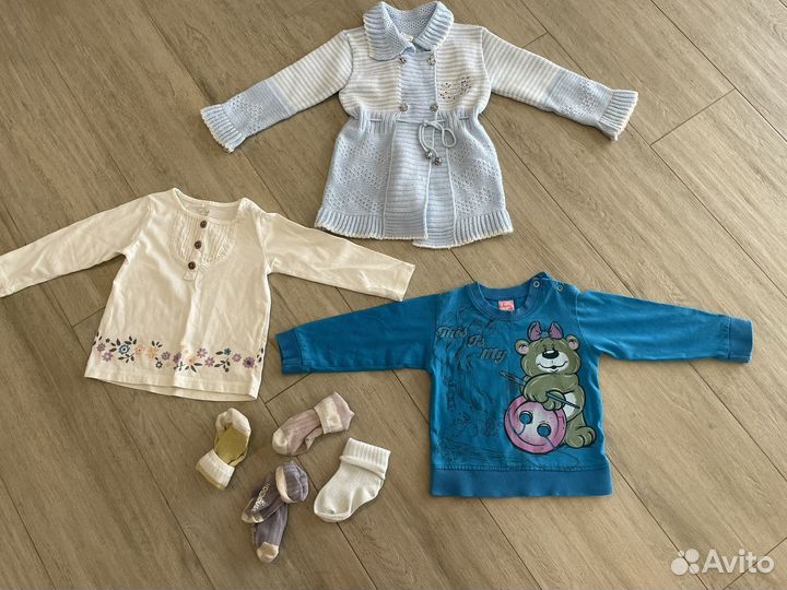 Вещи пакетом на девочку 86-92
