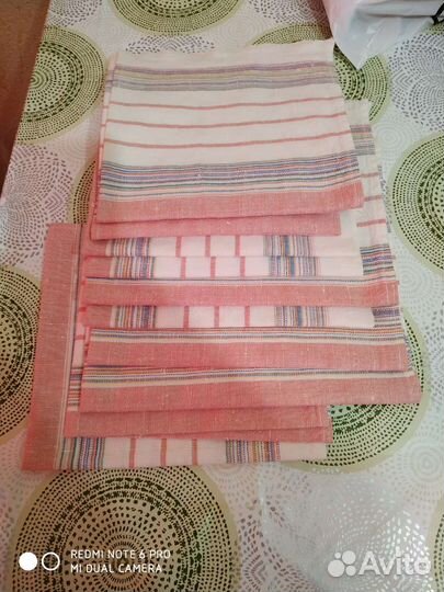 Льняные полотенца и салфетки