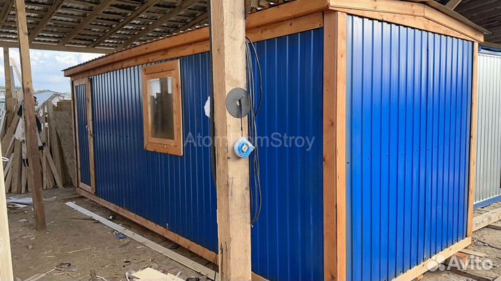 Бытовка металлическая хоз блок / С гарантией