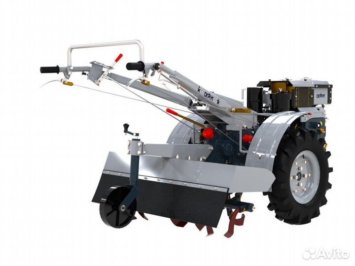 Мотоблок скаут 81 D + почвофреза