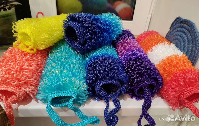 Мочалки для бани и сауны