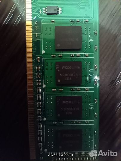 Оперативная память для пк Foxline FL1600D3U11S-4G