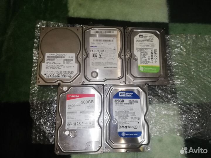 Жёсткие диски 160, 250, 320, 500 GB