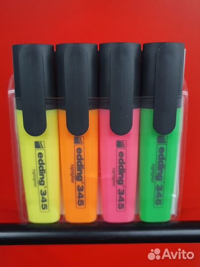 Набор из 4-х маркеров Edding, Германия