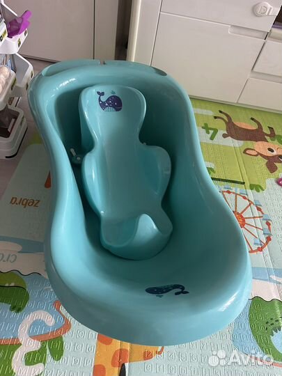 Ванночка для купания с горкой