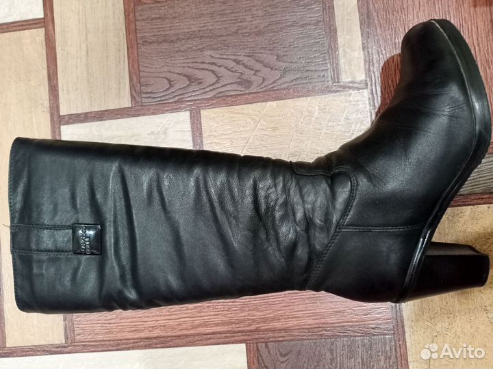 Сапоги женские кожа