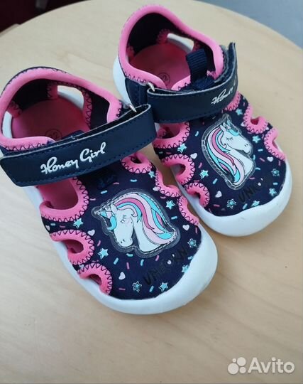 Текстильные босоножки 22 и 24 размер