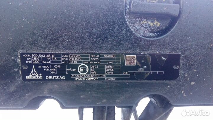 Deutz дойц TCD 2013