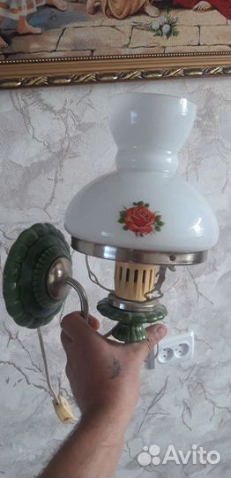 Светильник СССР керамическая