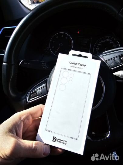 Оригинал чехол Samsung Clear Case Galaxy S24 Ultra