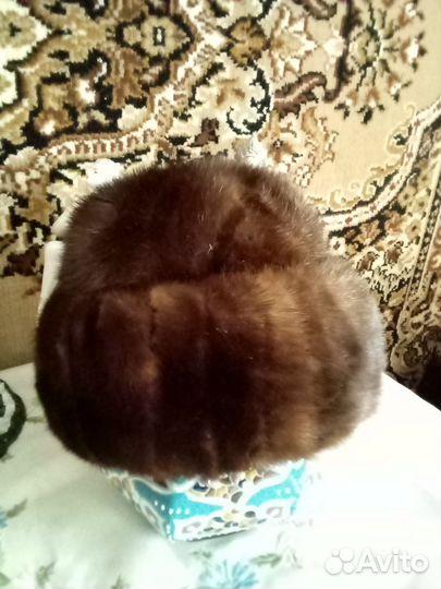 Шапка норковая новая