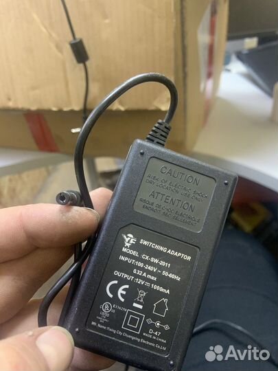 Блок питания 12v 1-2-3A