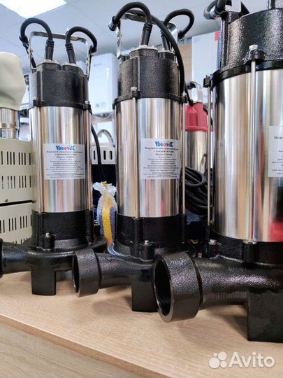 Фекальный насос с измельчителем vodotok V1300DF