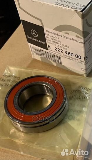 Подшипник шариковый полуоси моста mercedes-benz