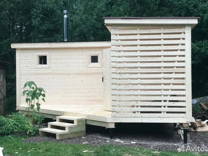 Баня уголок