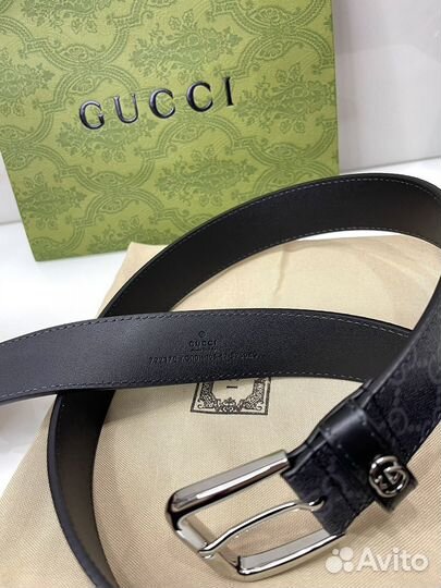 Мужской ремень Gucci GG Supreme
