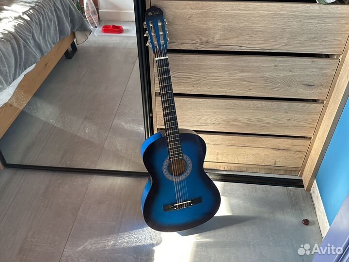 Гитара belucci синяя